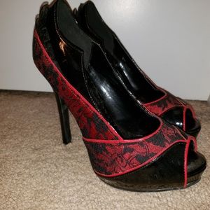 Black and Red Heels
